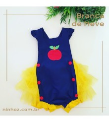 Romper Branca de Neve