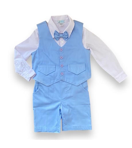 Conjunto Pajem Azul Bebe