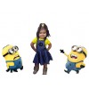 Conjunto Minions Feminino Jardineira + Camiseta