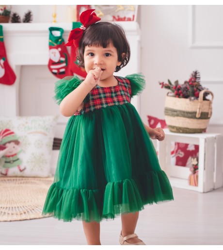 Vestido Natal Green