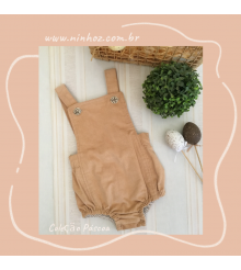 Romper Cotelê Boho